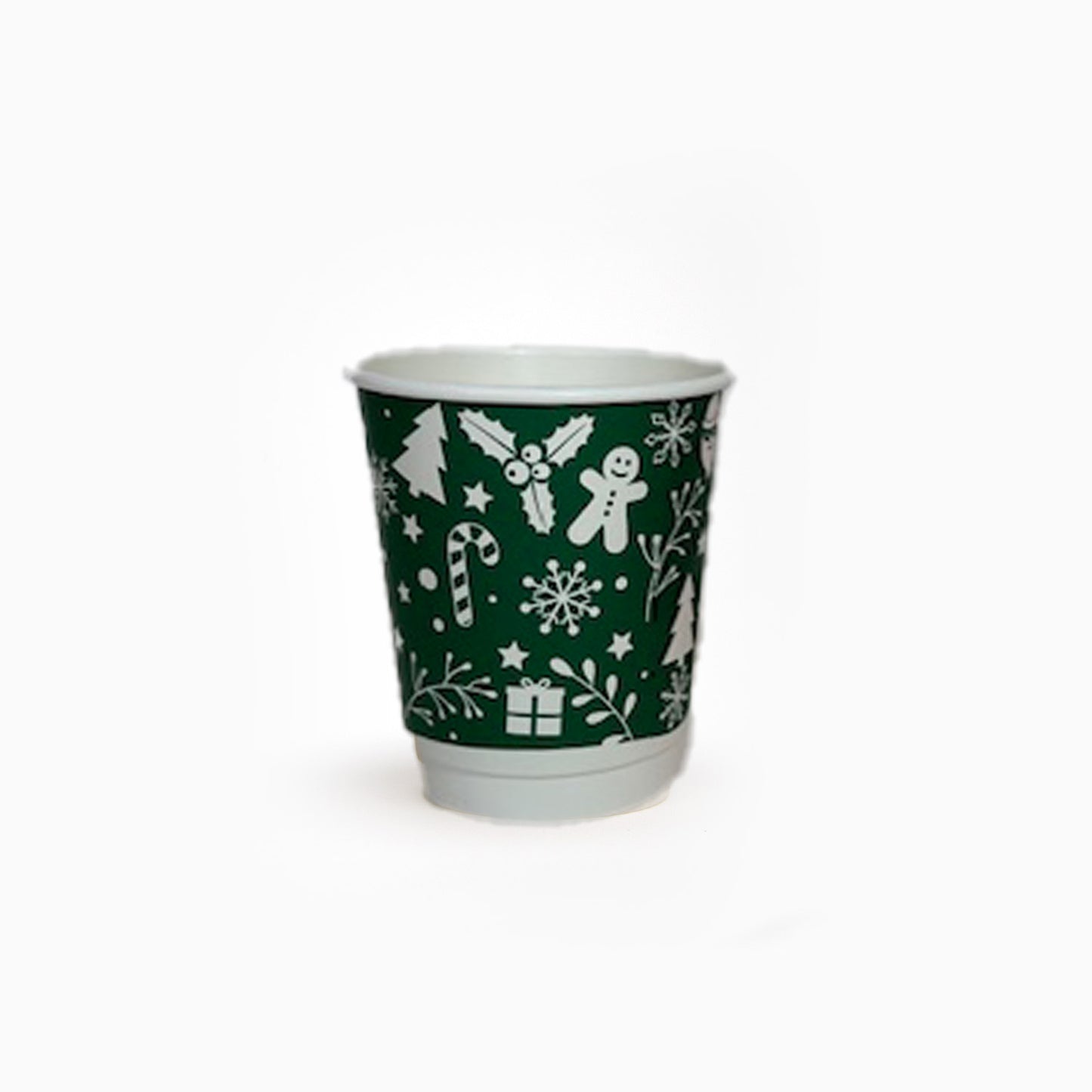 8oz Green Christmas Cups