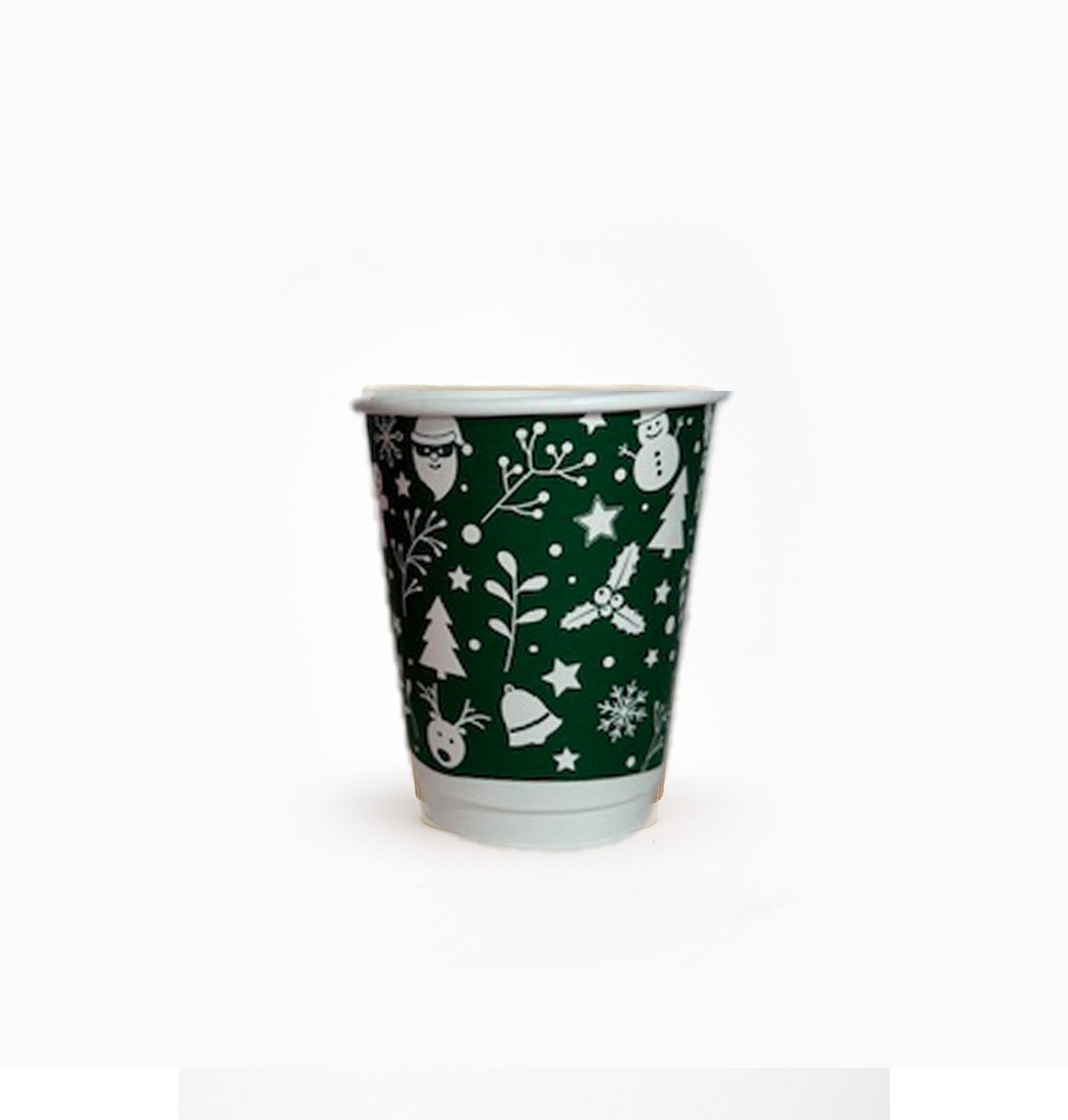 12oz Green Christmas Cups