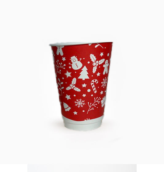 16oz Red Christmas Cups